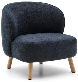 Ženilkové kreslo sivomodré Ulit – Kave Home