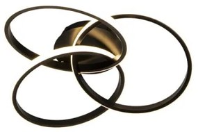 LED Stmievateľné stropné svietidlo LED/70W/230V 3000-6500K čierna +diaľkové ovládanie