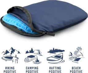 Cestovný podsedák MOSH Kamper light tmavomodrá / čierna