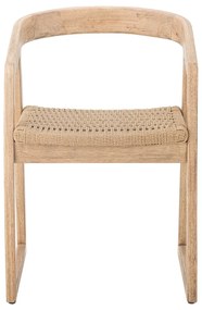 Jedálenská stolička z kaučukového dreva v prírodnej farbe Serrone – Bloomingville