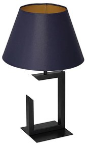Stolná lampa 1xE27/60W/230V 45 cm modrá/zlatá