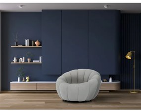 BONTEC Otočné kreslo, sivá látka, AK-341 GREY2 Farba: Šedá