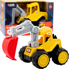 LEAN Toys Detské záhradné rýpadlo na piesok žlté