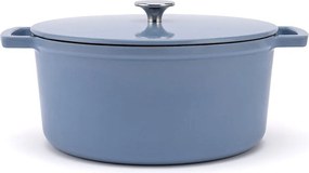 Elmich Smaltovaný liatinový hrniec Ember 24 cm modrý