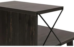 Nočný stolík CROSS 55x50 cm hnedá