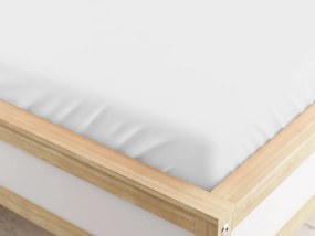 Napínacia plachta z mikrovlákna biela 160 x 200 cm