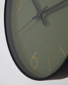 House Doctor Nástenné hodiny Dark Green Ø 25 cm