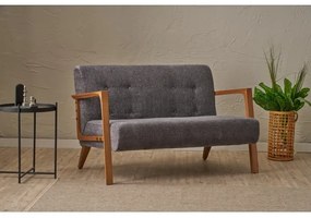 Dvojmiestna pohovka TUMI sivá