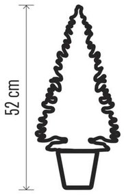 EMOS LED vianočný stromček 52 cm DCTW01