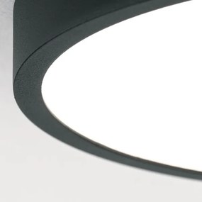 Orion DL 7-657/14 - LED Stropné svietidlo BULLY LED/12W/230V pr. 14 cm čierna