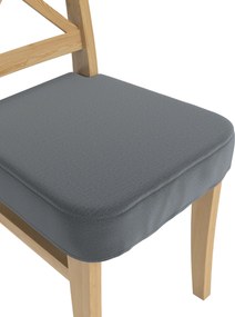 Sedák na stoličku Ingolf farba produktu sivá látka zamatová