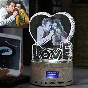 3Dmix 3D-MTV000 - Vlastný motív pre 3D LED nočnú lampu - Custom - Štvorec