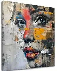 Elegantný obraz ženy Návšteva z budúcnosti