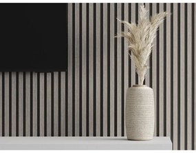 Mexen Lam-B, akustické stenové lamely 275 × 30 cm, HDF doska 4 mm, technická dyha, dub striebristý, S100-275307-3015-007