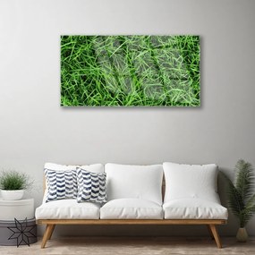 Obraz na skle Tráva trávnik 120x60 cm