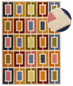 Ručne tkaný vlnený koberec 120x170 cm Retro Blocks – Flair Rugs