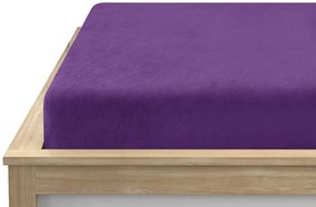 Plachta mikroplyš SOFT 90x200 cm tmavo fialové