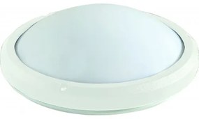 FULGUR Nástenné / stropné vonkajšie LED osvetlenie s čidlom a núdzovým modulom MELISSA MAXI BN, 20W, denný