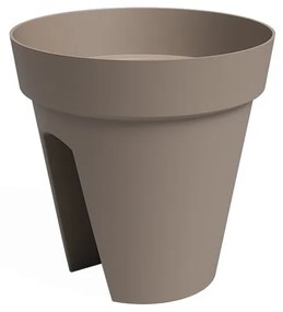 Závesný kvetináč na zábradlie z recyklovaného plastu ø 30 cm Capri – Artevasi