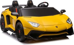 LEAN CARS Lamborghini XXL batéria do auta A8803 žltá 24V