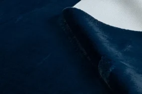 Protišmykový koberec POSH Shaggy navy granát plyš