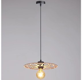 Luster na lanku FALCO 1xE27/60W/230V pr. 30 cm béžová