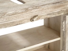 furniture-nabytek.cz - Masívna spodná drezu skriňa Patina Mango, lakovaná, prírodná – 73×33×61 cm