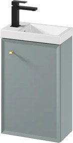 Cersanit S801-570 -Závesná kúpeľňová skrinka s umývadlom MILLE 40x22 cm mentolová