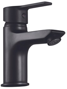 Invena Bralos, umývadlová batéria h-134, čierna matná, INV-BU-07-004-A