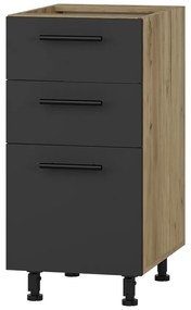 Dolná skrinka Vento D3S-40/82, dub kraft / antracit