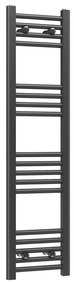 Erga Basic, vykurovacie teleso 1200x300 mm, 336 W, čierna, ERG-LAV-BASIC-12030-BK