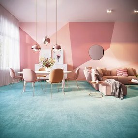 Koberce Breno Metrážny koberec NIKE 73, šíře role 500 cm, modrá