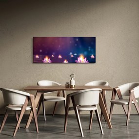 Obraz - Čarovné lekná (120x50 cm)