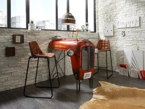 furniture-nabytek.cz - Sada 2 masivních barových židlí Kerala