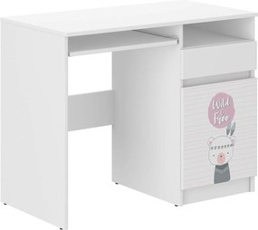 Wooden Toys Detský písací stôl N-35 MEDVEDÍK INDIÁN