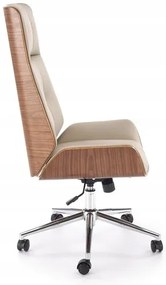 Kancelářské křeslo WEBSTER ořech/béžové