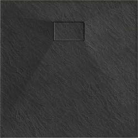 Mexen Hugo štvorcový sprchový kút SMC 90 x 90 cm, čierny - 42709090