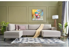 Béžová rohová pohovka (do tvaru "U") Belen – Balcab Home