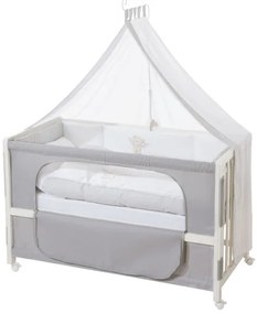 roba Detská postieľka Room Bed, 60 x 120 cm (Medveď lámač sŕdc, biela)  (100341028)