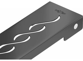 Mexen M18 kryt na nerezový žľab 60 cm, čierna, 1723060