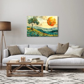 Obraz - Ilustrácia krajiny (90x60 cm)