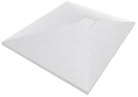 Erga Oldaf, SMC obdĺžniková sprchová vanička 70 x 90 cm, biela matná, ERG-GMA-OL-7090