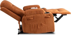 Masážne kreslo BOX Reclining Rudy Corduroy