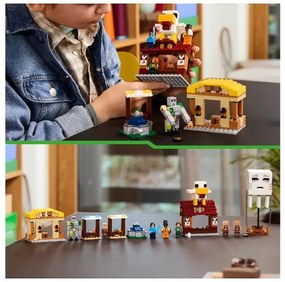 Lego Minecraft 21273 Balón v podobe Ghasta a útok na dedinu  (100396851)