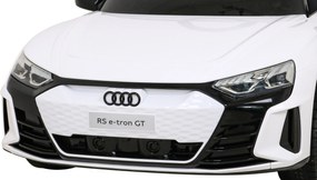 Ramiz Audi RS E-Tron GT Battery Biela + diaľkové ovládanie + pohon 4x4 + rádio MP3 + LED + EVA