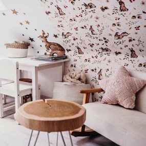 Tapeta šťastní králiky 280x50 cm