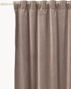 Zamatové zatemňovacie závesy's multifunkčnou páskou Rush, 2 ks, Š 135 cm