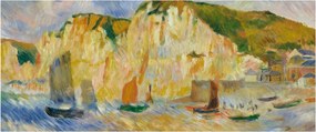 Obraz - Auguste Renoir, Sea and Cliffs, reprodukcia (120x50 cm)