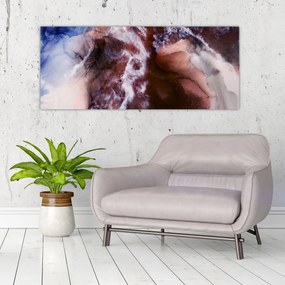 Obraz - Fialový mramor N⁰3 (120x50 cm)