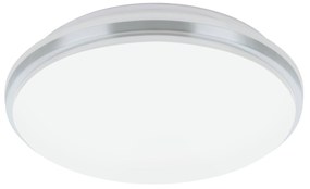 EGLO Stropné LED kúpeľňové osvetlenie PINETTO, 15,6 W, denná biela, 34cm, okrúhle, chrómované